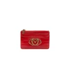 Portatessere Pu Croco - Rosso