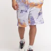 Q2 Aop Short - White/Maglil