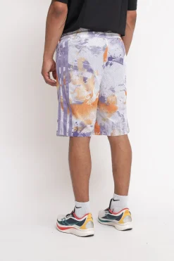 Q2 Aop Short - White/Maglil