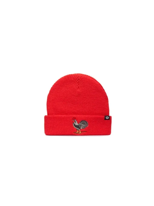 Ribbed Rooster - Red