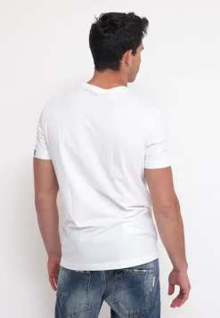 Round Neck T-Shirt - White/Logo