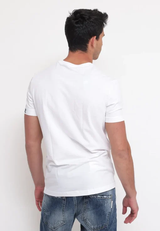 Round Neck T-Shirt - White/Logo