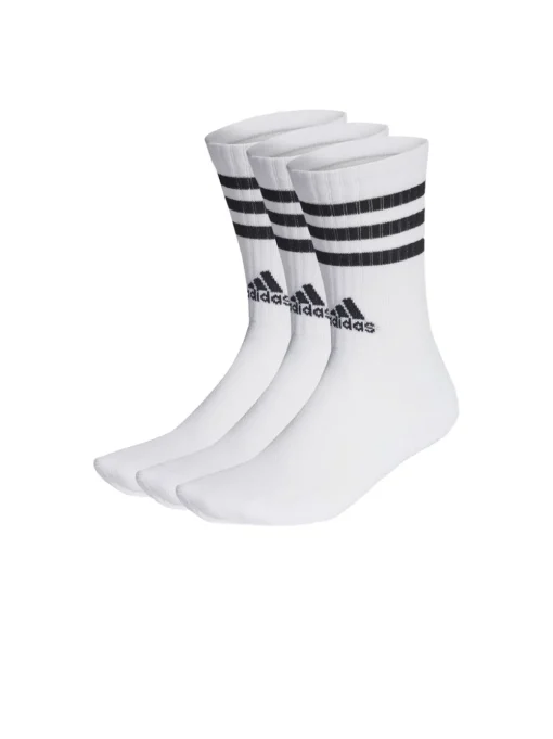 3S C Spw Crw 3p Socks - White Black