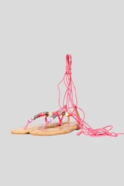 Sandalo C/perle - Fuxia