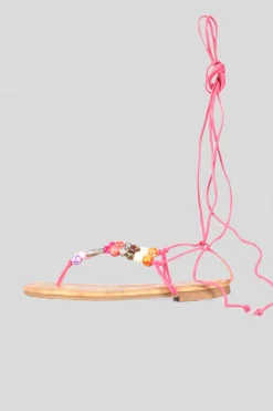 Sandalo C/perle - Fuxia