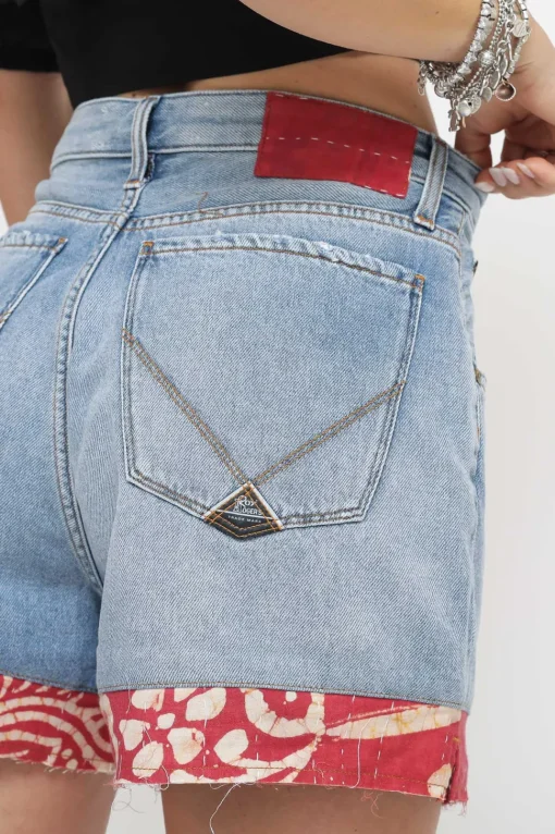 Short Girlfriend Woman Denim - Hand Stitch Blanket