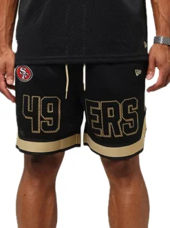 Shorts San Francisco 49ers NFL Mesh - Black
