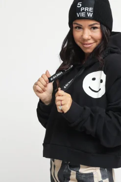 Smile Sophie Padded Hood - Coal