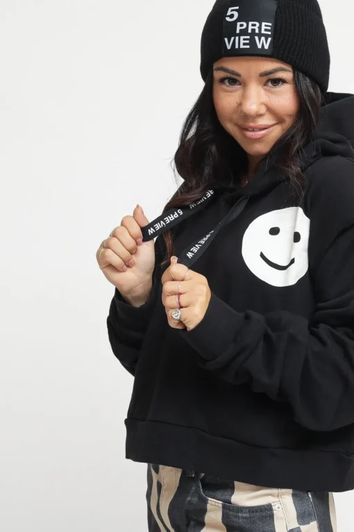 Smile Sophie Padded Hood - Coal