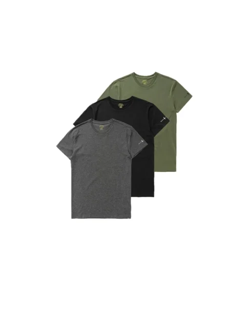 S/s Crew 3 Pack Undershirt - Multi
