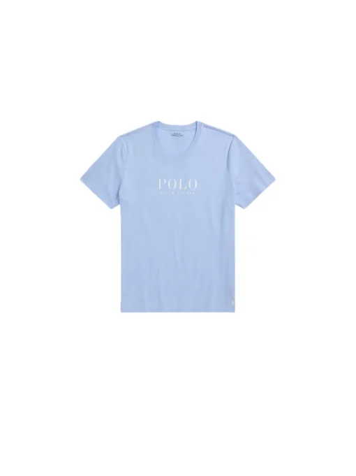 S/s Crew Sleep Top - Office Blue