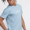 S/s Crew Sleep Top T-shirt - Blue Not Boxed Logo