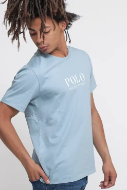 S/s Crew Sleep Top T-shirt - Blue Not Boxed Logo