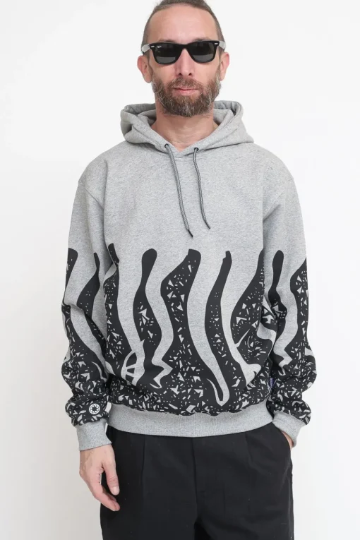 Stamp Hoodie - Light Grey