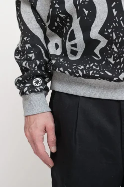 Stamp Hoodie - Light Grey
