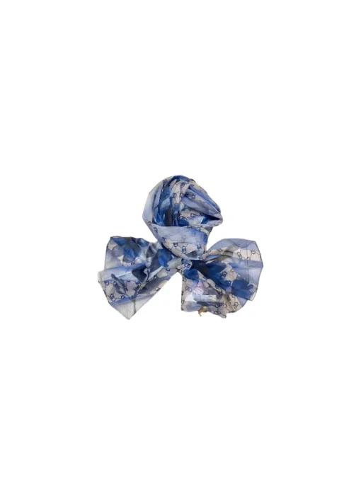 Stola Watercolor Fl - Blu Bonnet