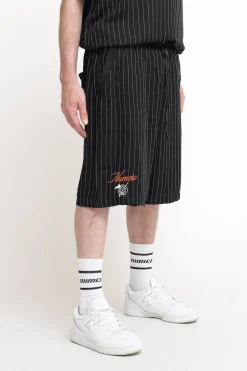Striped Short - Black