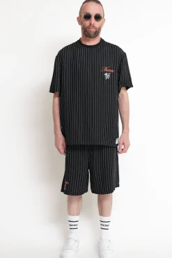 Striped Short - Black