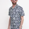 TJM Clsc Tommy AOP SS Shirt - Multicolor