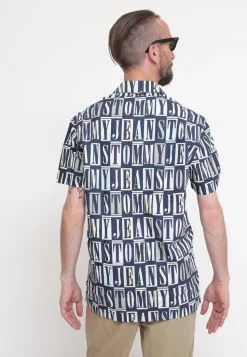 TJM Clsc Tommy AOP SS Shirt - Multicolor