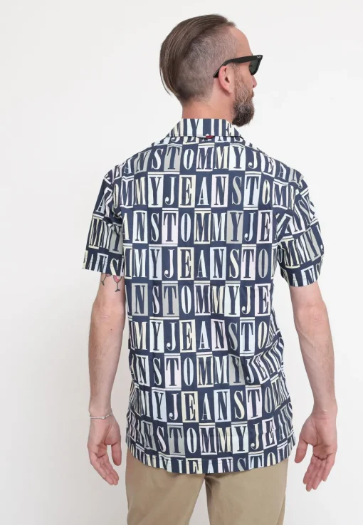 TJM Clsc Tommy AOP SS Shirt - Multicolor