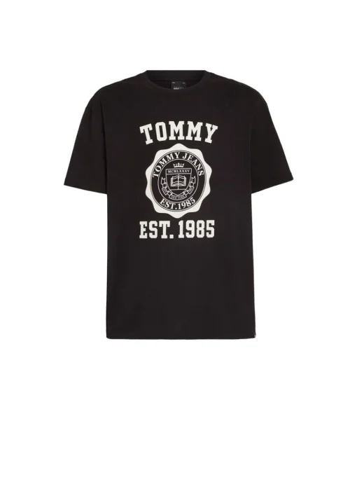 Tjm Ovz Crest Varsity Sport Tee - Black