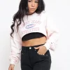 TJW Ultra Crop TJ Ath Crew - Pink