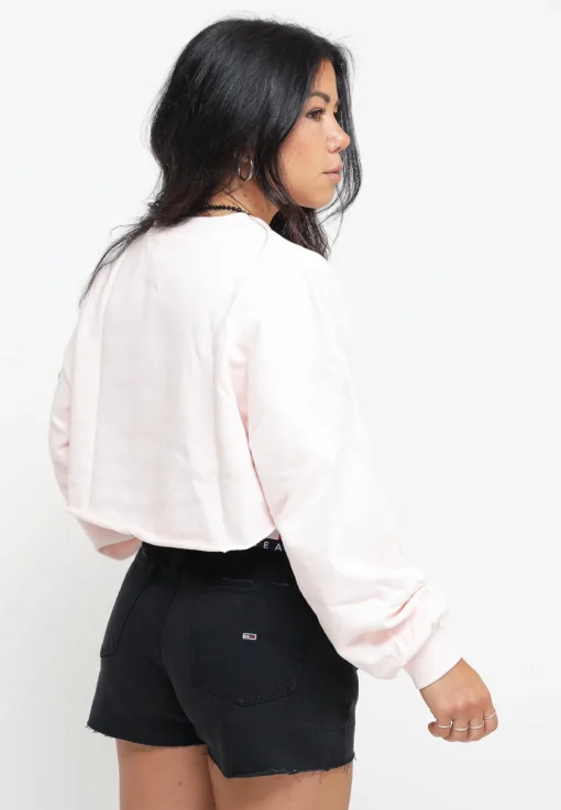 TJW Ultra Crop TJ Ath Crew - Pink
