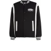 TMJ Cord Wool Mix Letterman - Black