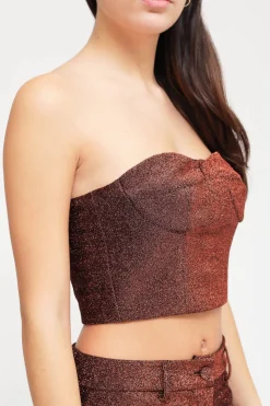 Top Glitter - Bronzo