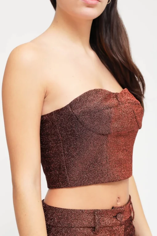Top Glitter - Bronzo