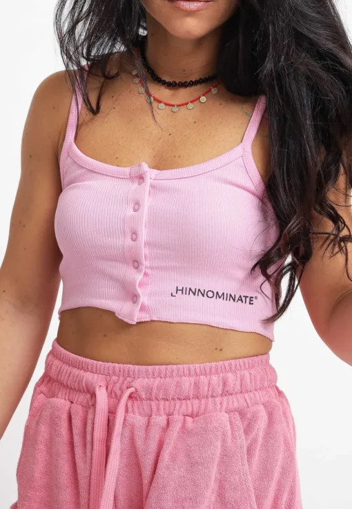 Top In Costina Con Stampa - Rosa Bon Bon