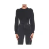 Top Maniche Sbuffo - Grigio