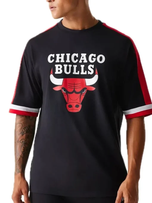 T-Shirt Chicago Bulls NBA Panel - Black
