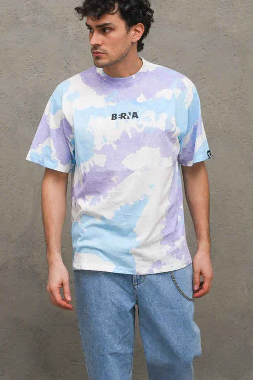 T-shirt Mm Over Tie Dye - Stampa