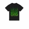 T-shirt Ribs Flame - Black