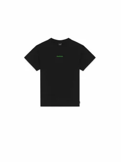 T-shirt Ribs Flame - Black