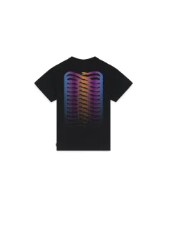 T-Shirt Ribs Gradient - Black
