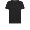 T-shirt Round Solid Pocket S/s - Nero