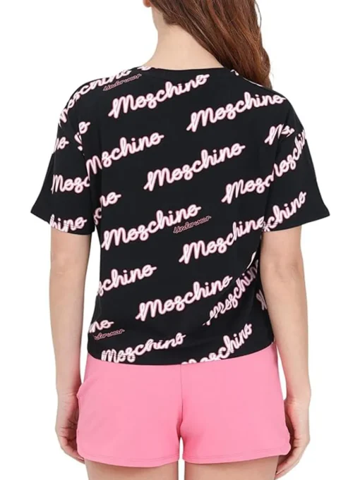 T-shirt Stampa Moschino - Nero