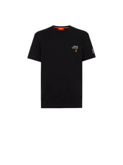 T-Shirt Uomo Suns Paolo Palms - Nero
