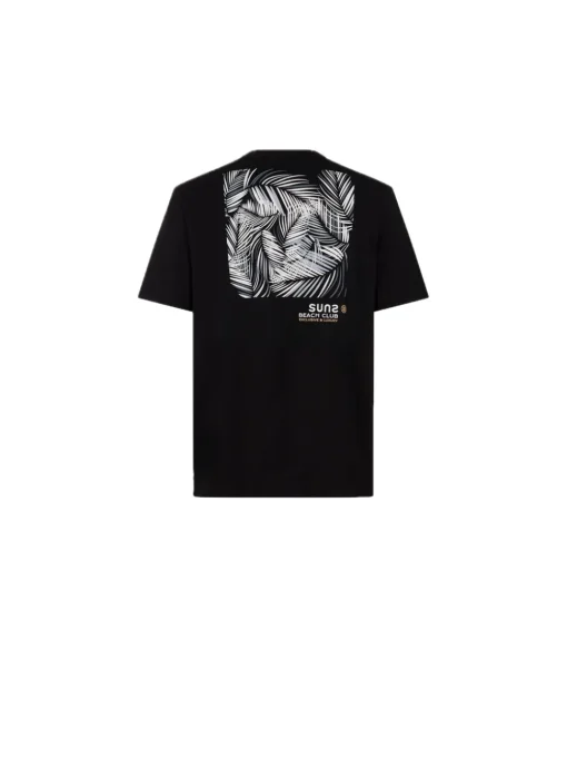 T-Shirt Uomo Suns Paolo Palms - Nero