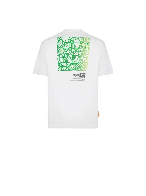 T-Shirt Uomo Suns Paolo Planet - White