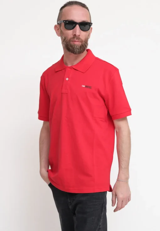 T-Smith-Div Polo Shirt - Red