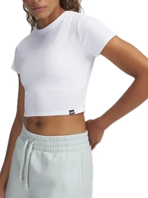 Ua Rival Rib Baby T - White