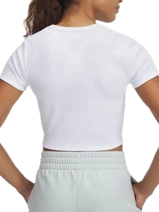 Ua Rival Rib Baby T - White