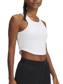 Ua Rival Rib Tank - White