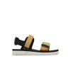 Via Sandal - Black Dark Stone