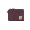 Zippered Card Keeper Wallet - Deep Wine
